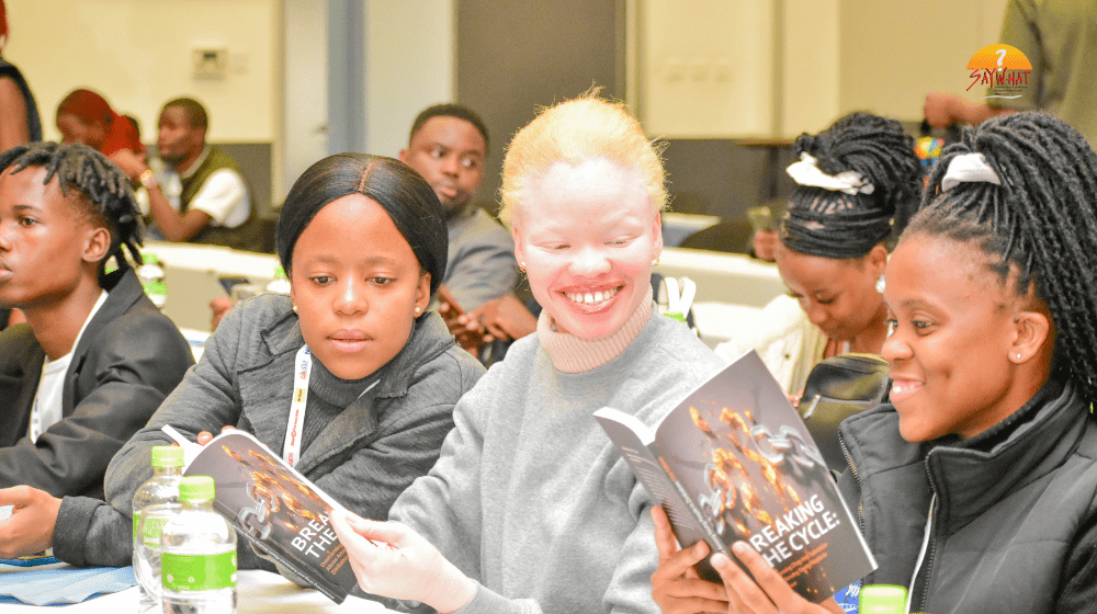 Young people at the conference.