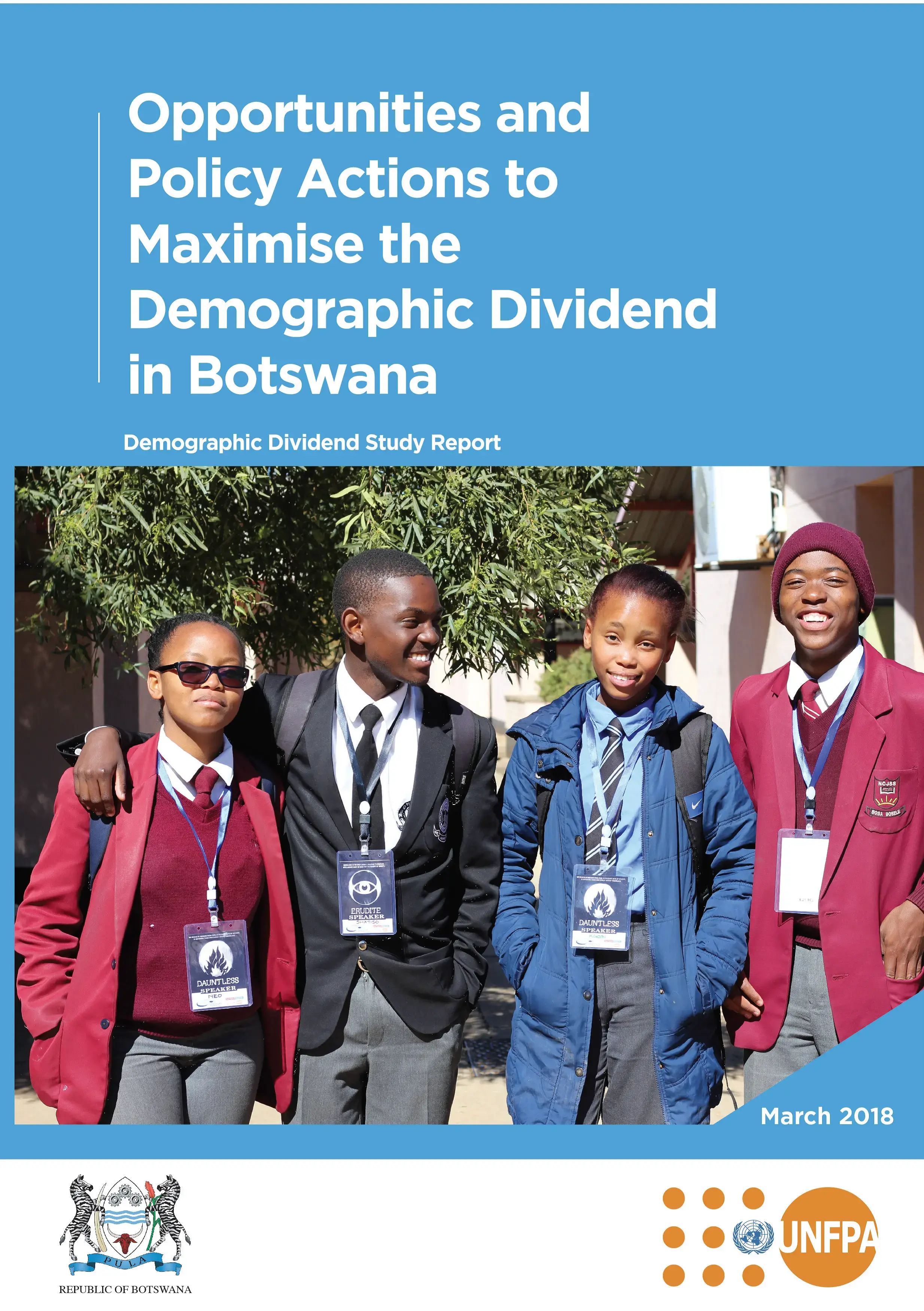 Opportunities and Policy Actions to Maximize the Demographic Dividend in Botswana