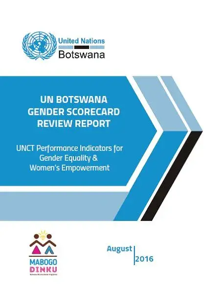 UN Botswana Gender Score Card Review Report